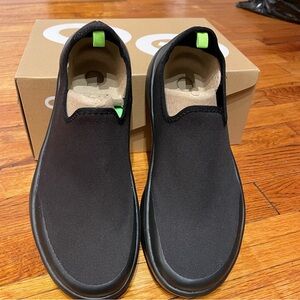 OOFOS OOmG eeZee Recovery Shoes Black | Women’s 9.5 | Like New